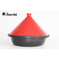 0,11 qt. Round Tagine avec couvercle Couleur: Rouge